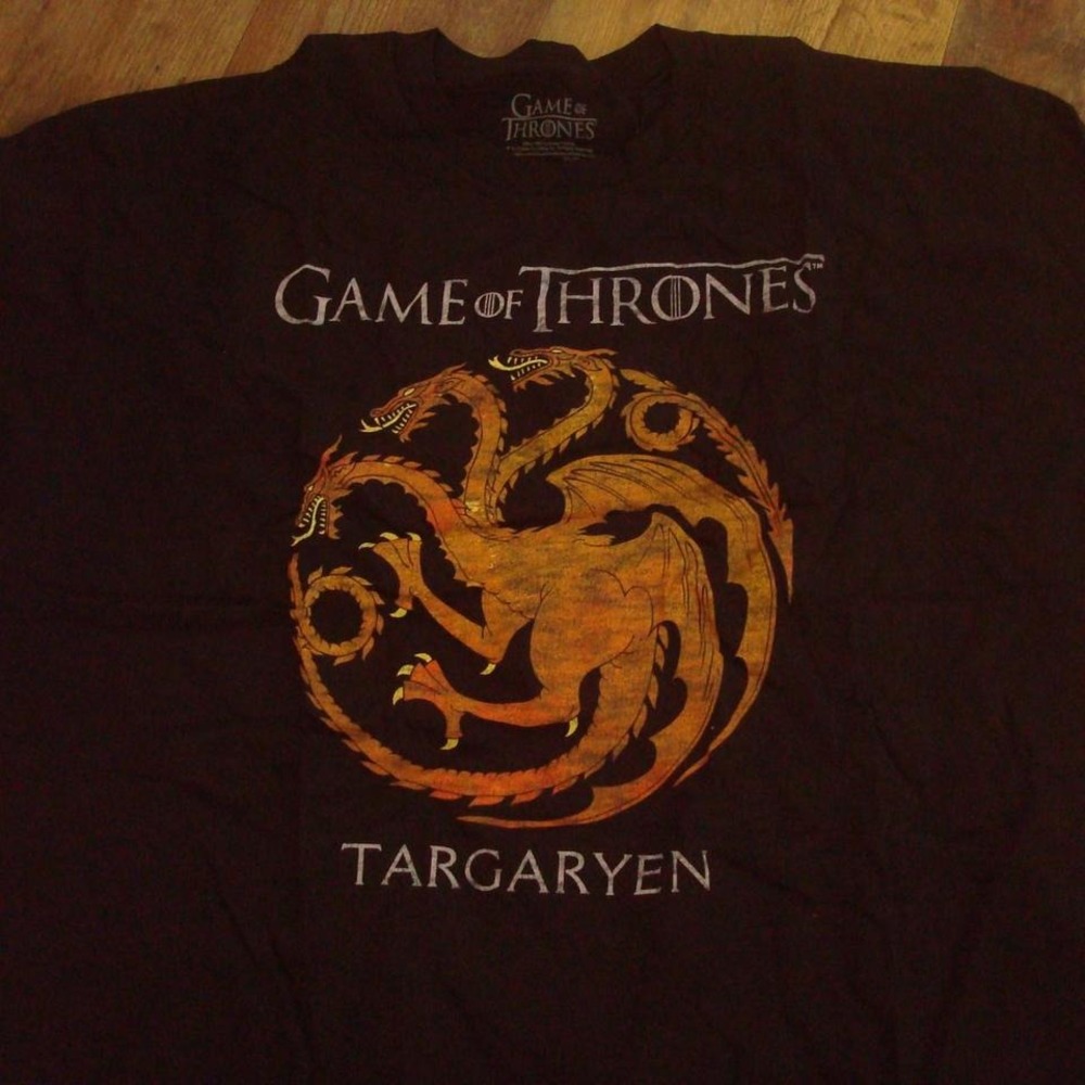 GAME OF THRONES TARGARYEN VINTAGE 2013 SHIRT - Picture 2 of 2